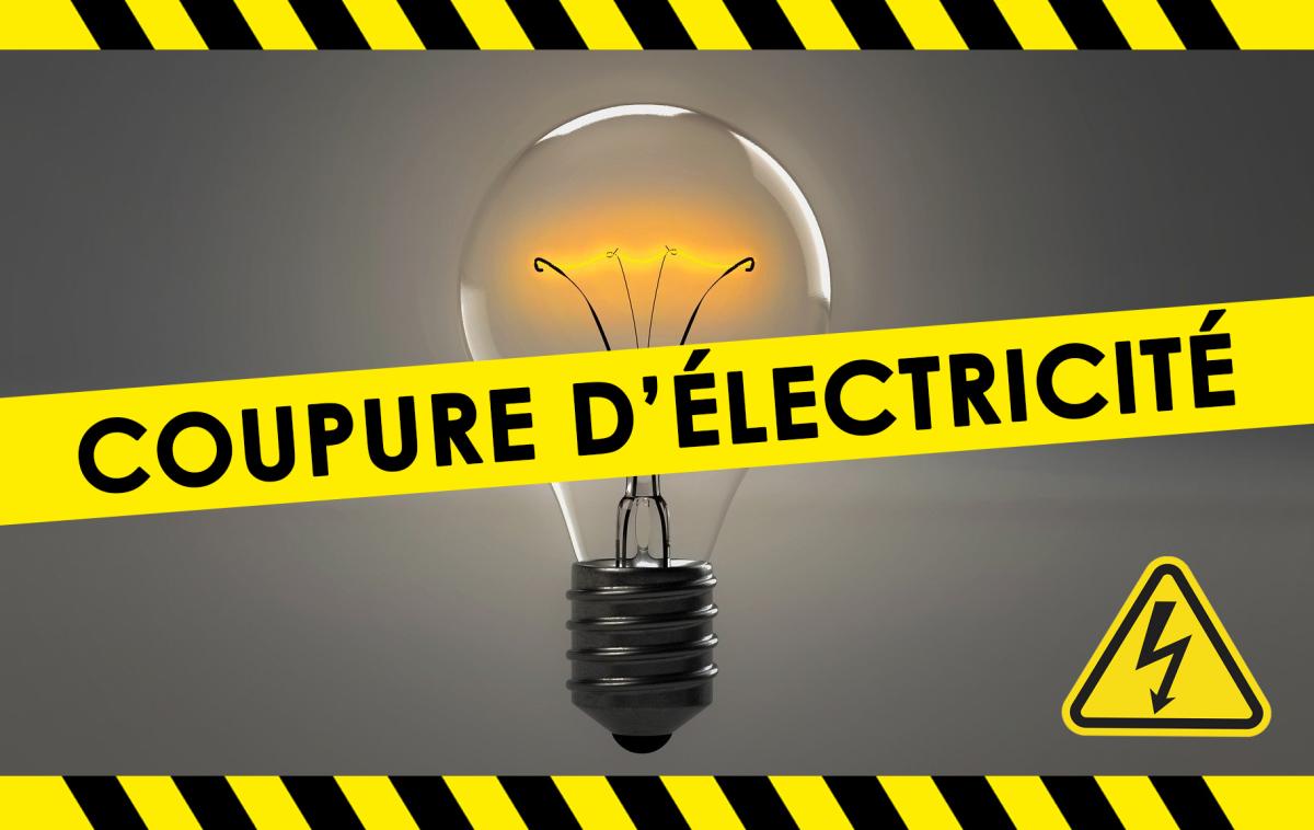 Coupure d'électricité