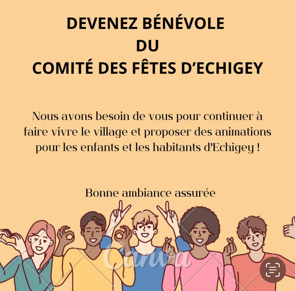 APPEL A BÉNÉVOLES