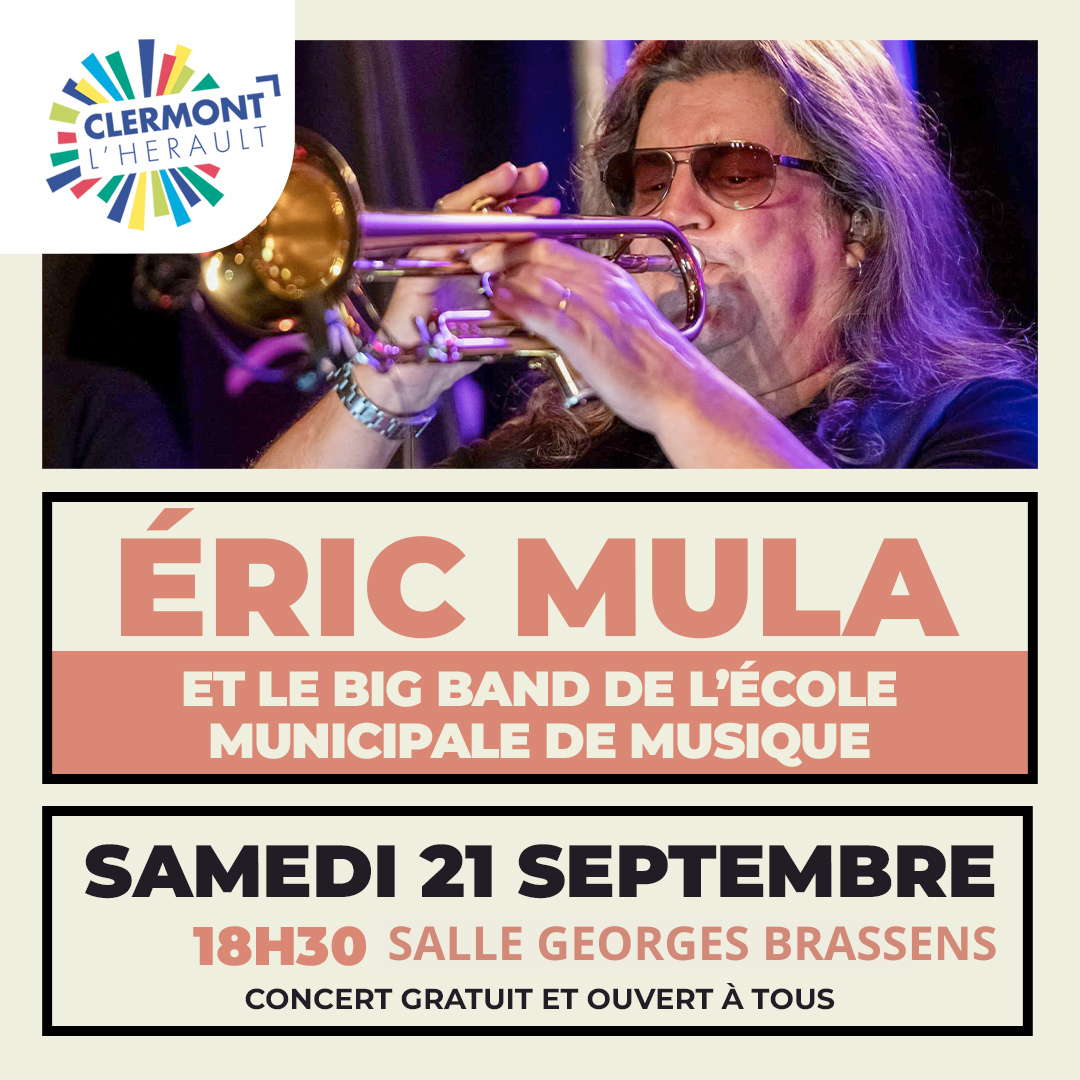 🎺 𝗖𝗼𝗻𝗰𝗲𝗿𝘁 𝗱'𝗘𝗿𝗶𝗰 𝗠𝘂𝗹𝗮 c'est demain !