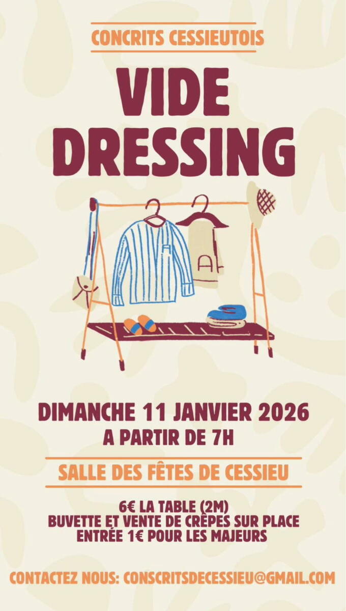 Vide-dressing à Cessieu