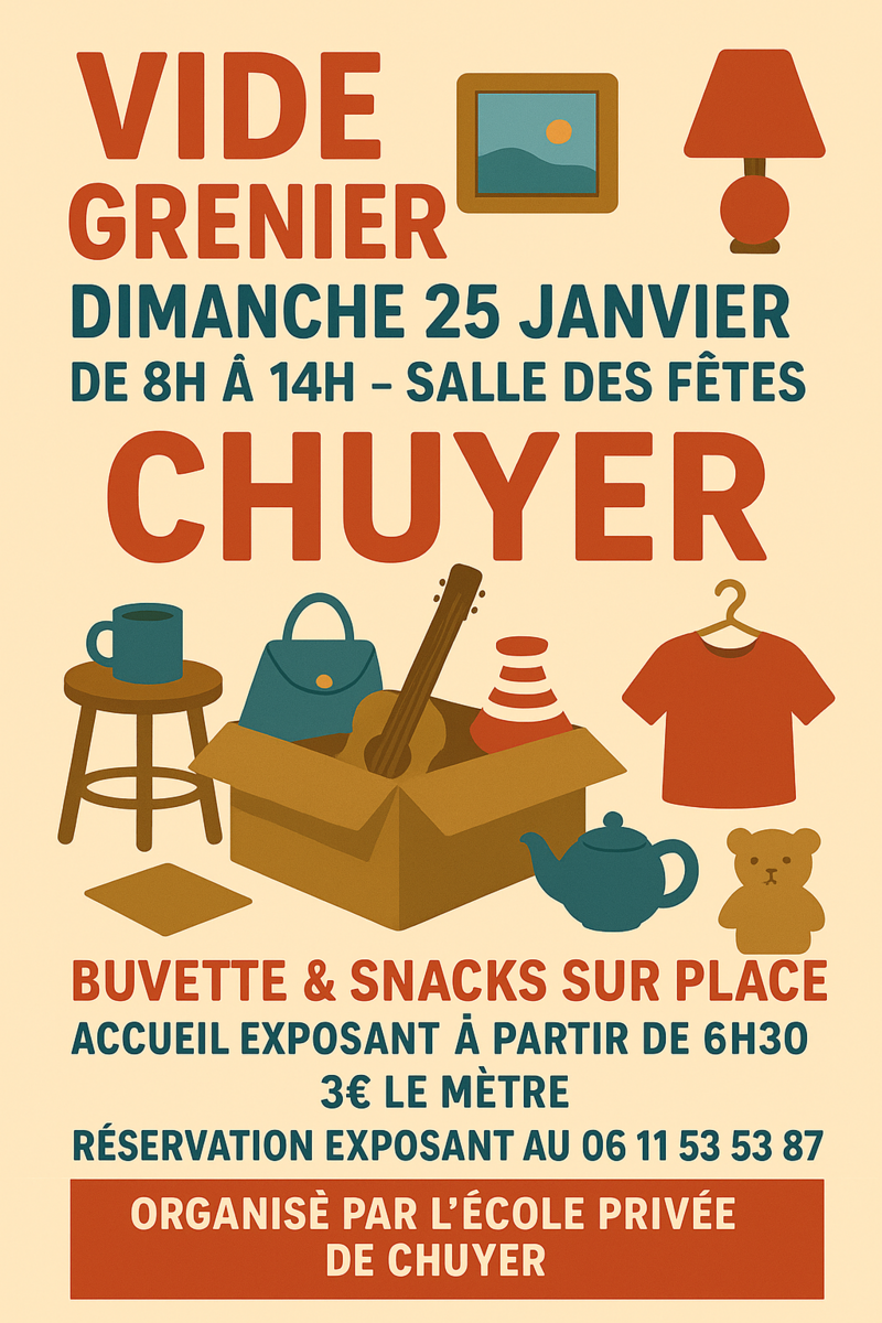 VIDE-GRENIER DE L’ÉCOLE SAINT FRANÇOIS RÉGIS