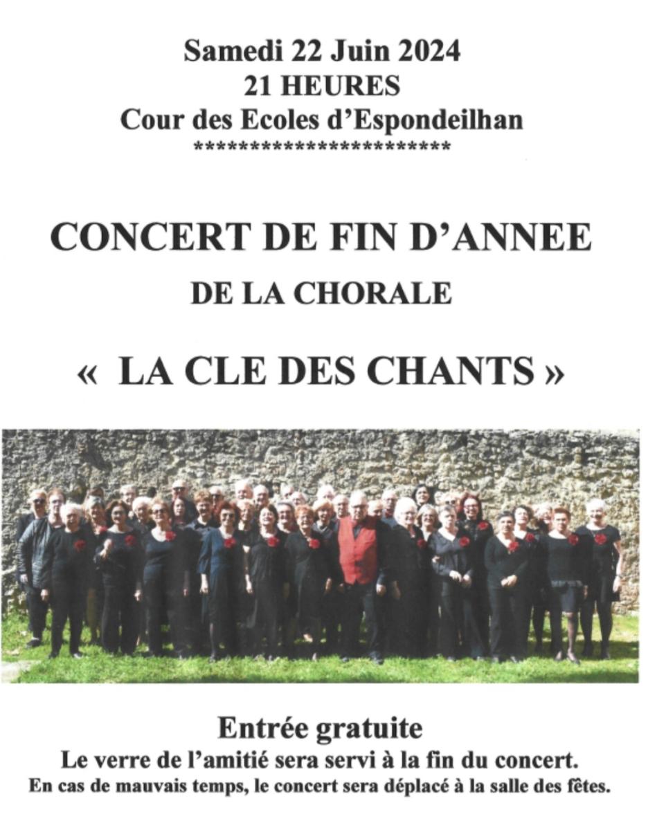 Concert Chorale La Clé des Chants