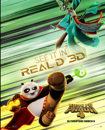 séance de cinéma Kung fu Panda 4