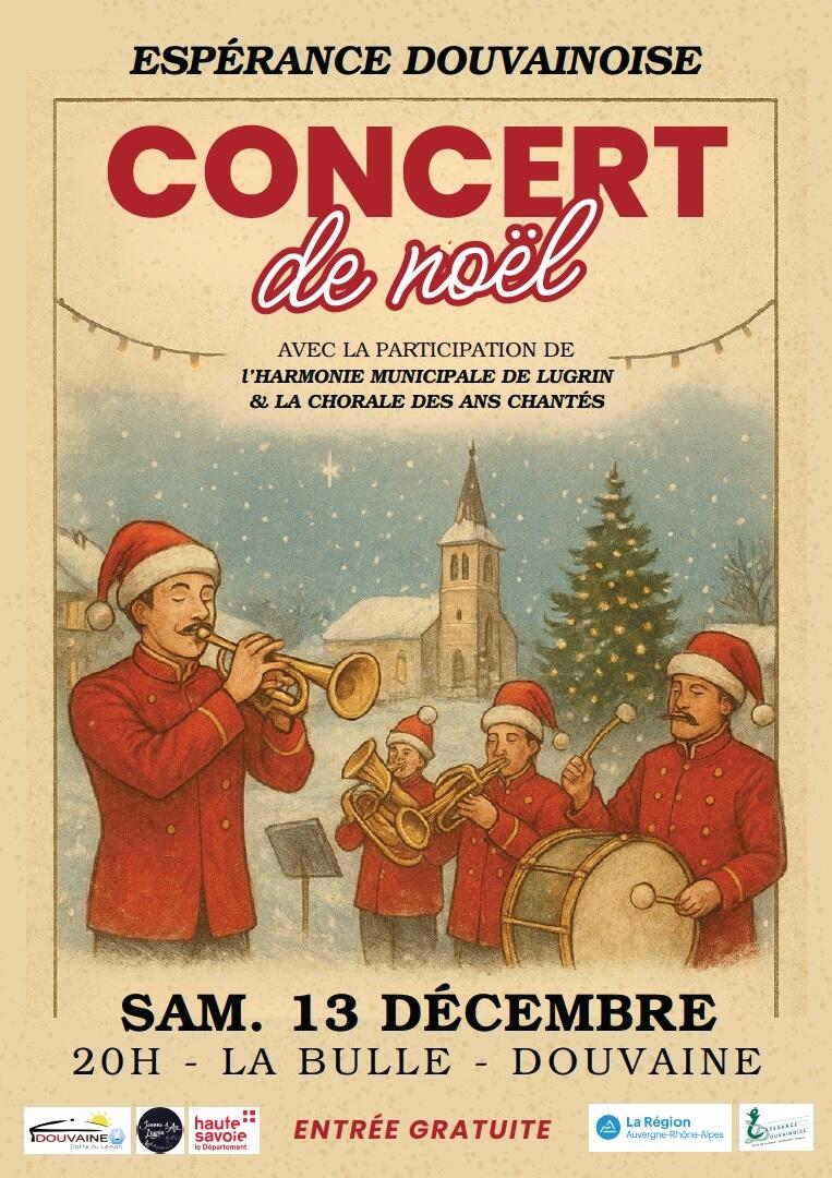 Concert de Noël de l'Harmonie Espérance Douvainoise
