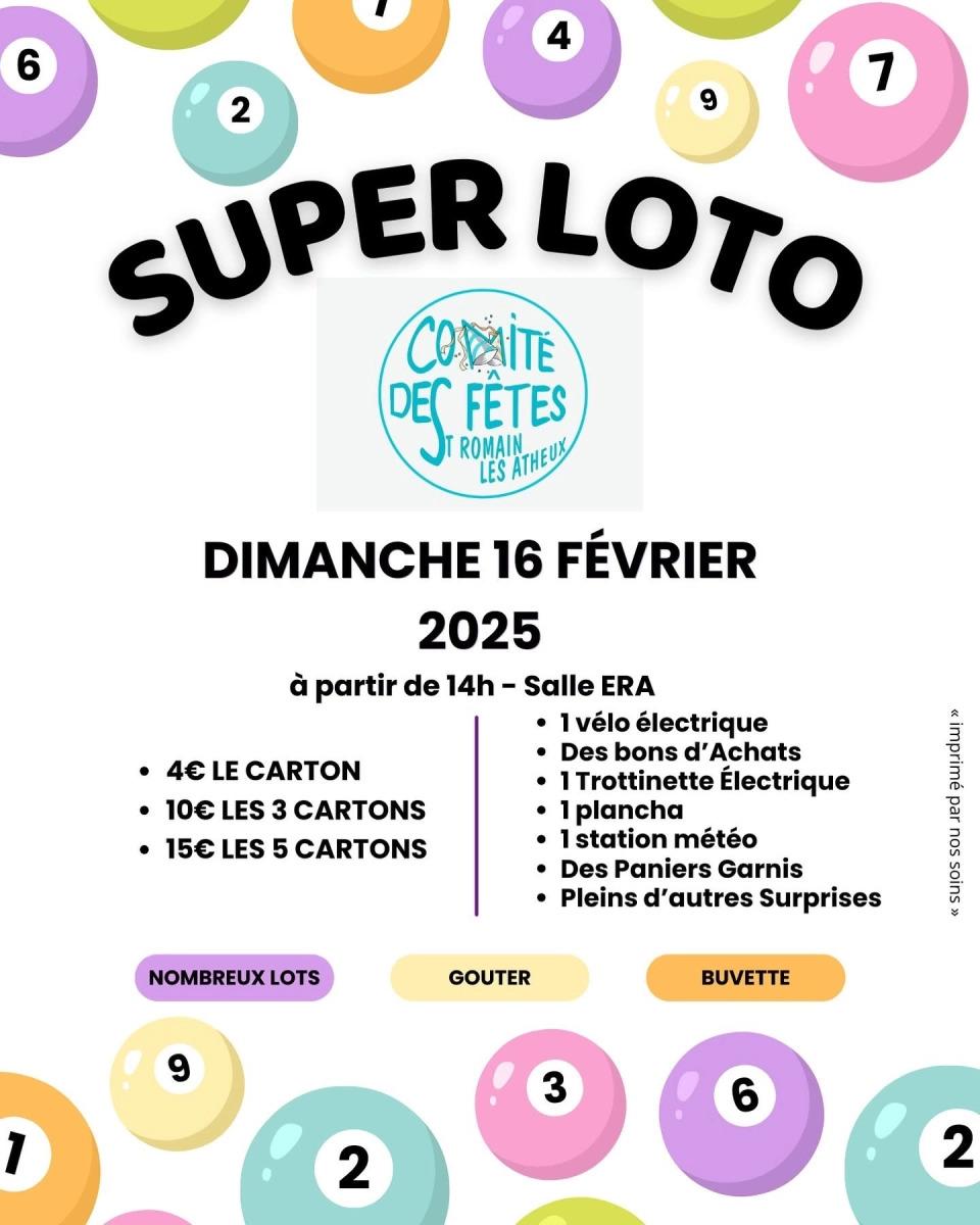 Loto Comité des fêtes