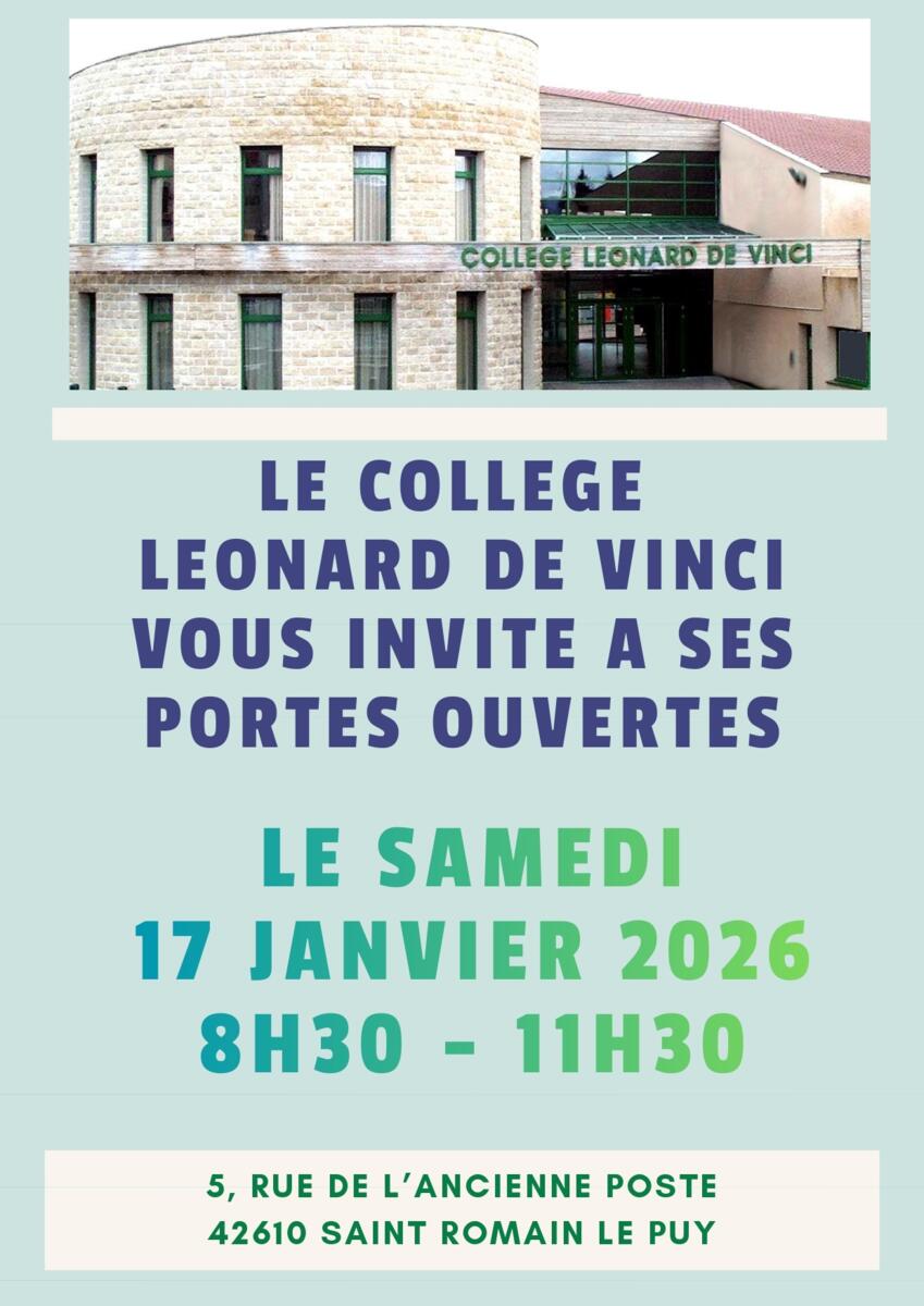 Collège Léonard de Vinci- journée portes ouvertes