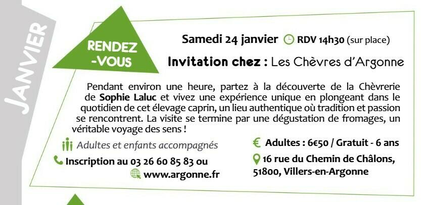 Invitation chez : Les Chèvres d'Argonne