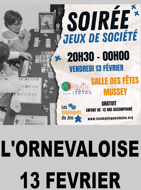 Comité des Fêtes : Soirée jeux de société
