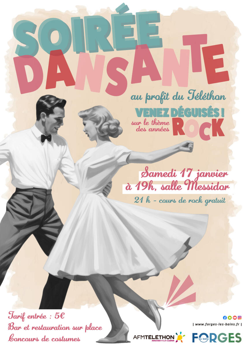 Soirée dansante au profit du Téléthon 💛