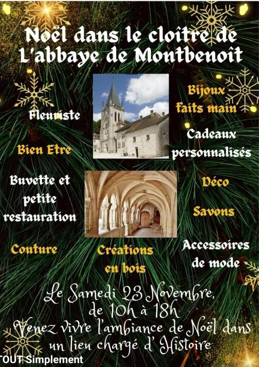 Marché de noël dans le cloître