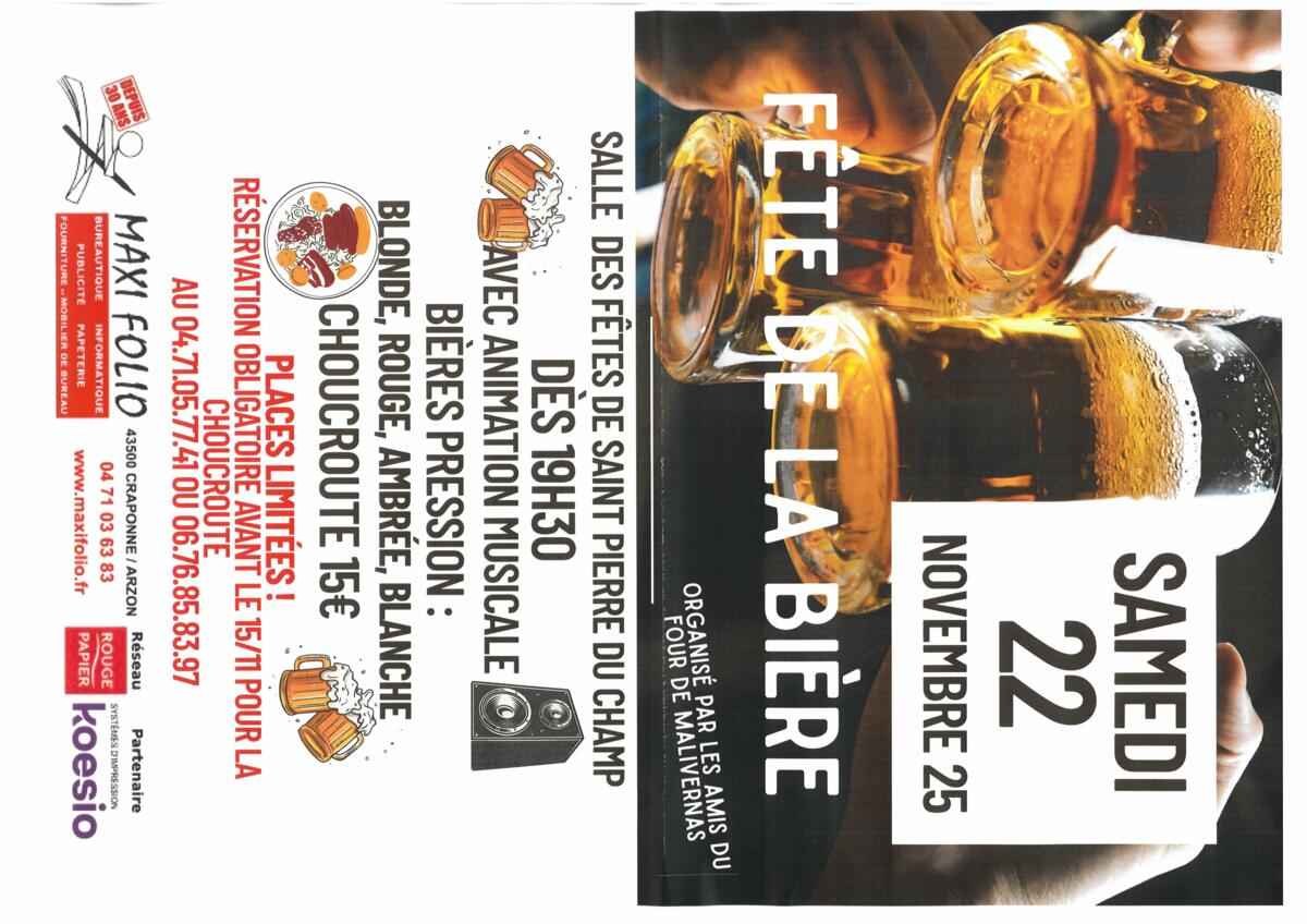 Fête de la bière/choucroute