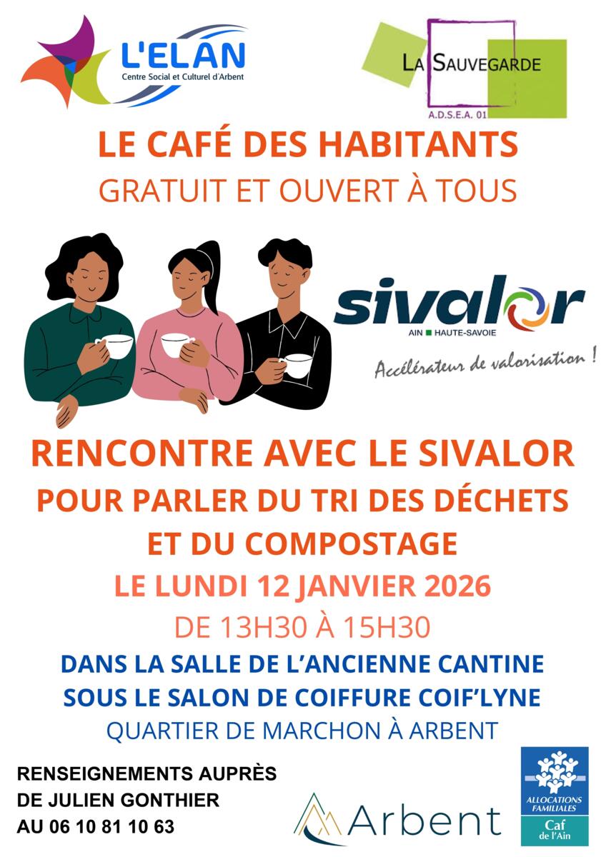 CENTRE SOCIAL & CULTUREL L'ELAN : CAFÉ HABITANTS