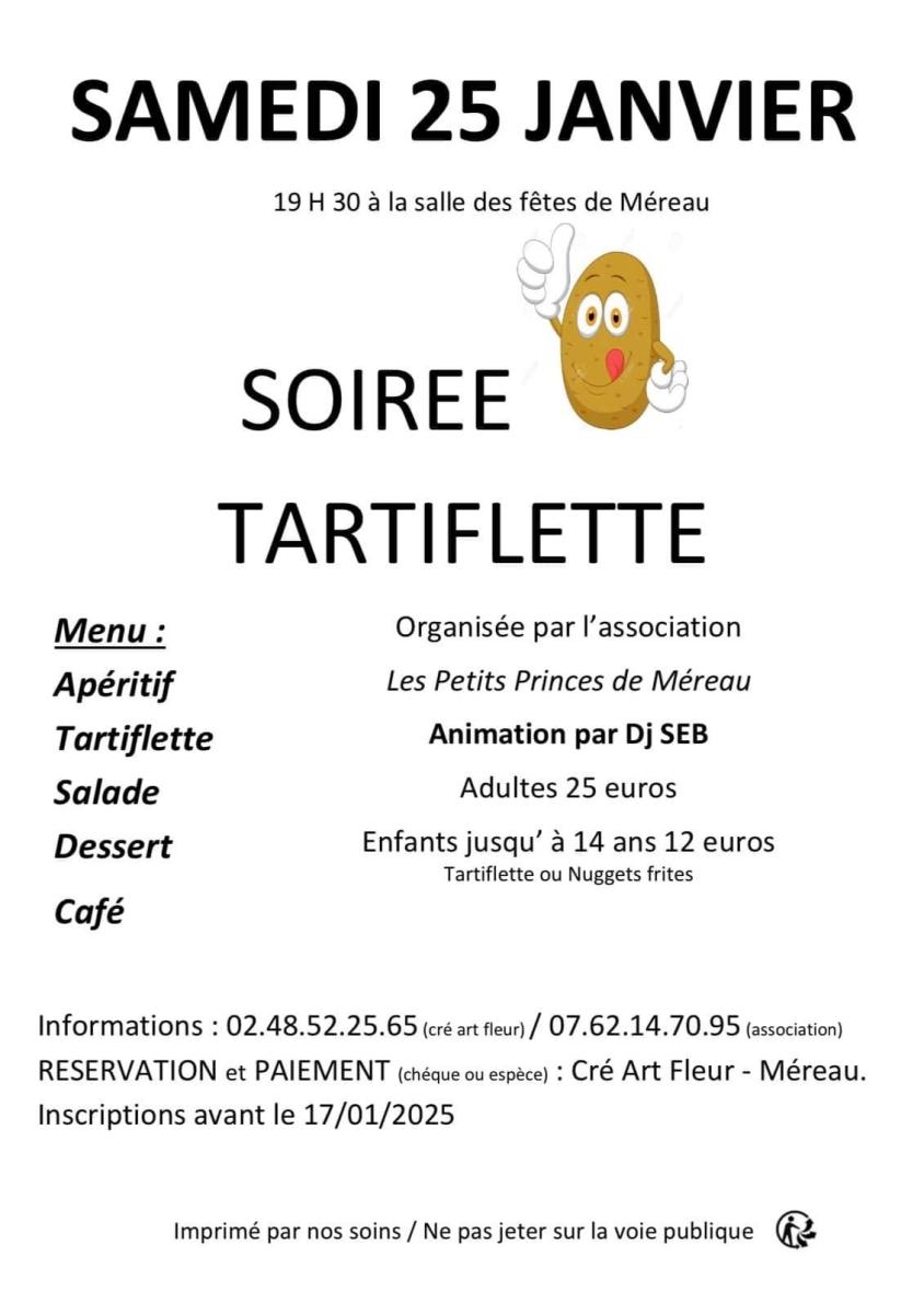 Soirée tartiflette