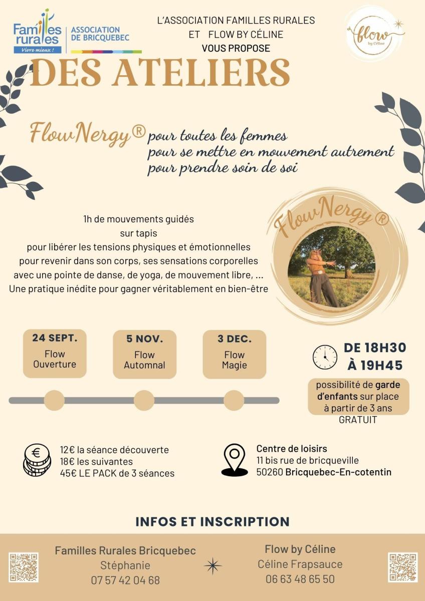 Ateliers FlowNergy par l'association Familles rurales