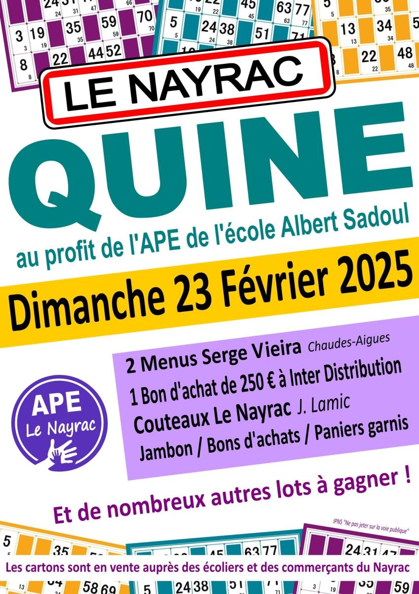 Quine APE du Nayrac