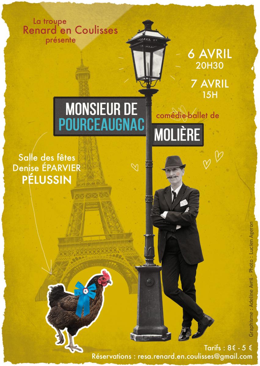 Spectacle "Monsieur de Pourceaugnac - Molière"