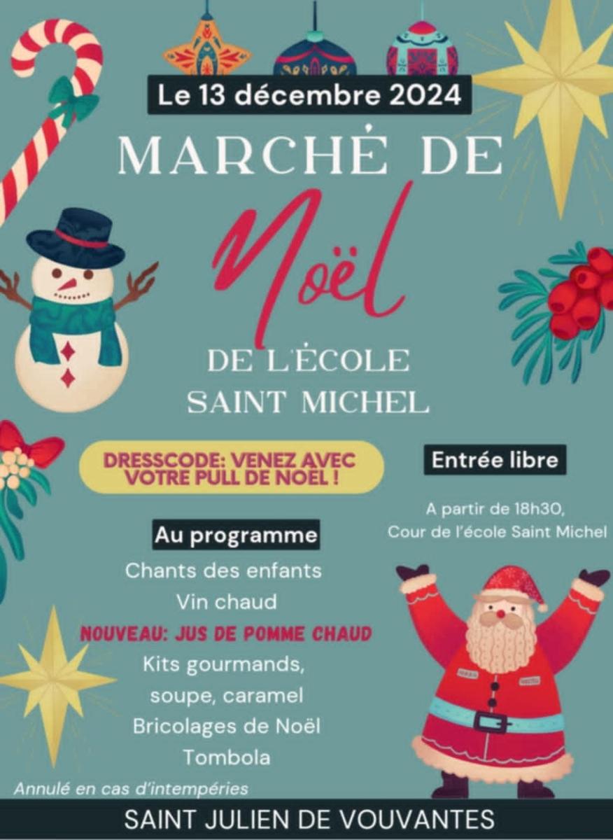 MARCHE DE NOEL ECOLE ST MICHEM