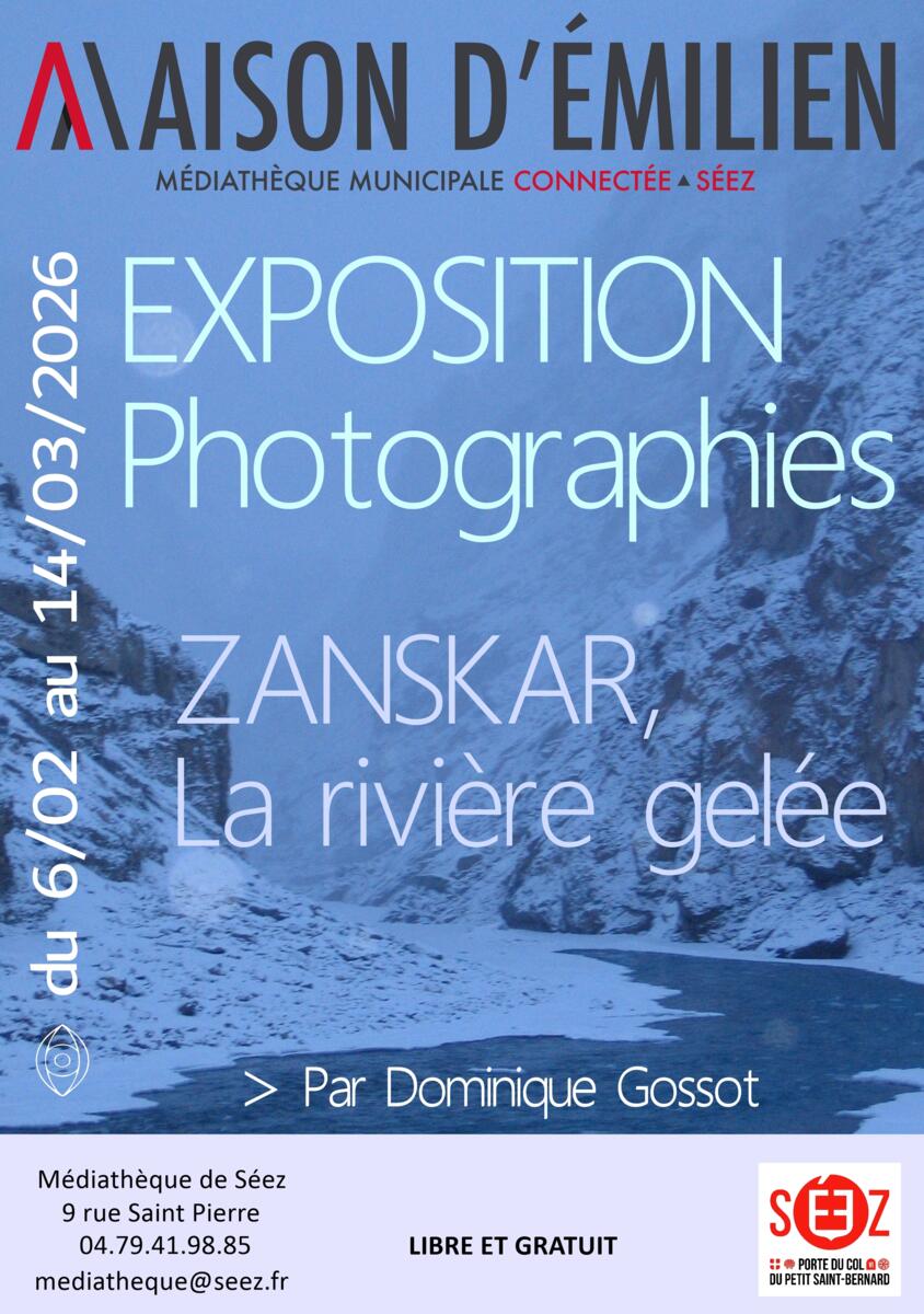Expo photos par Dominique Gossot à la médiathèque