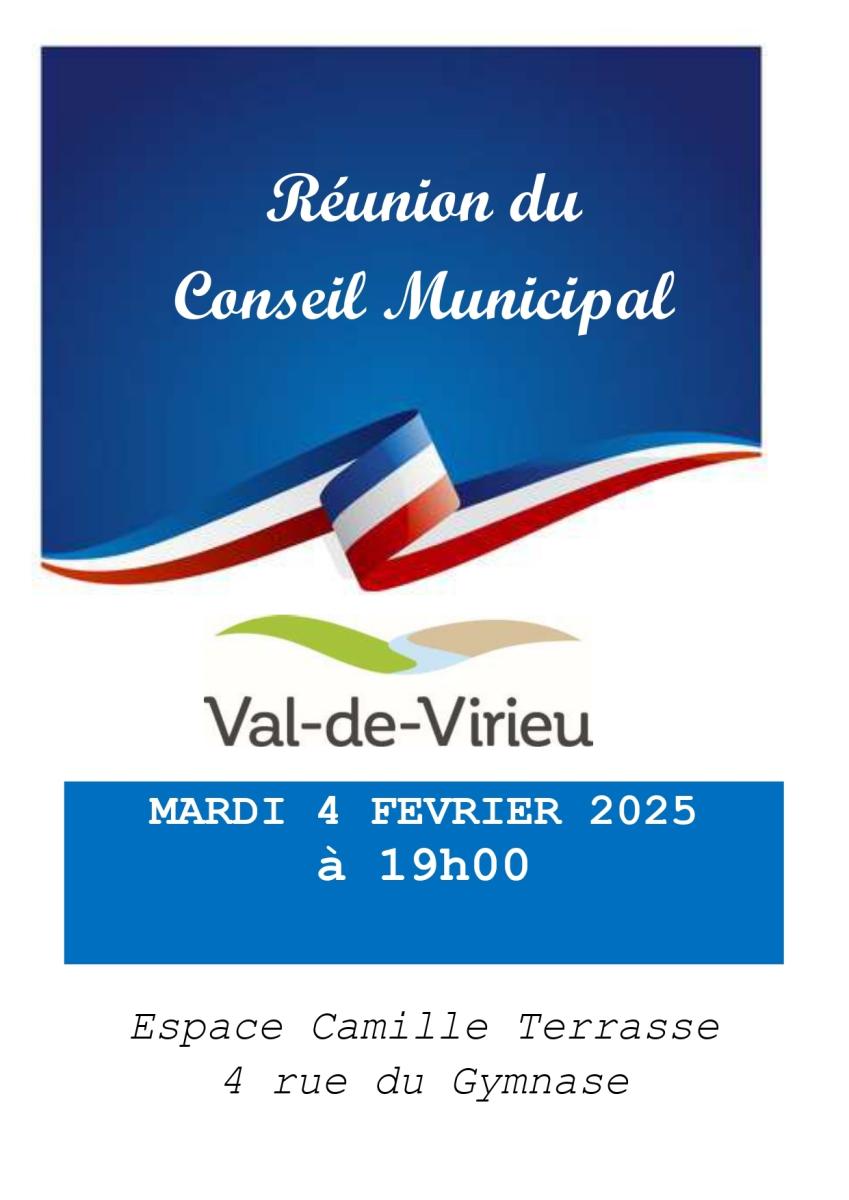 Réunion du Conseil Municipal