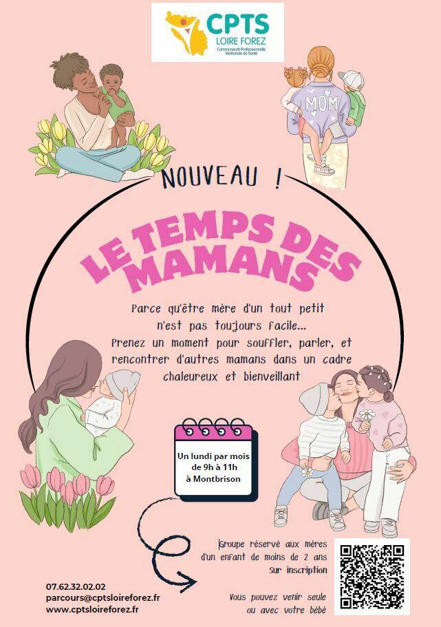 Le temps des mamans : service gratuit proposé par la CPTS