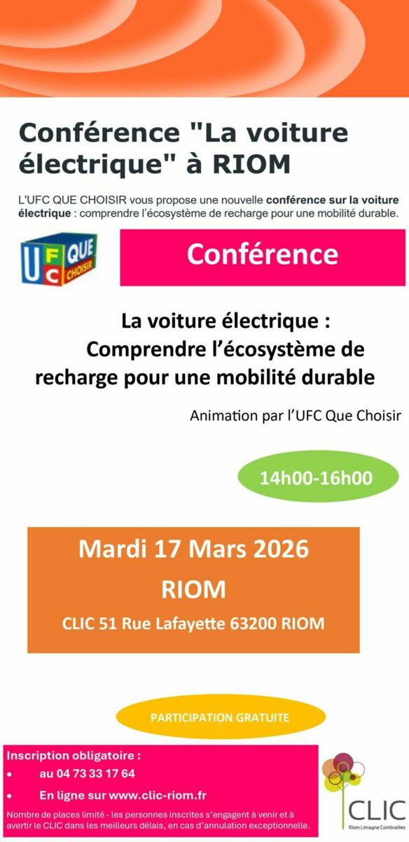 Conférence « La voiture électrique ».