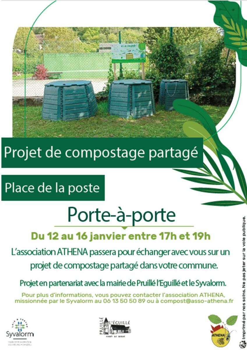 🍃 Projet de compostage partagé à Pruillé-l’Éguillé