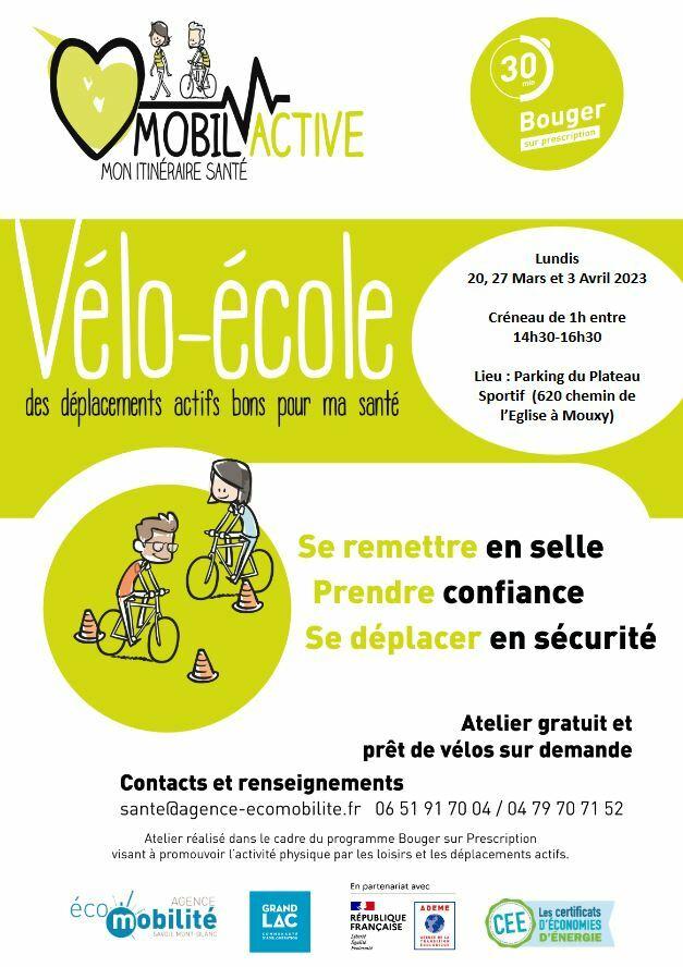 Tous en selle ! Cycle Vélo Ecole Séniors à MOUXY