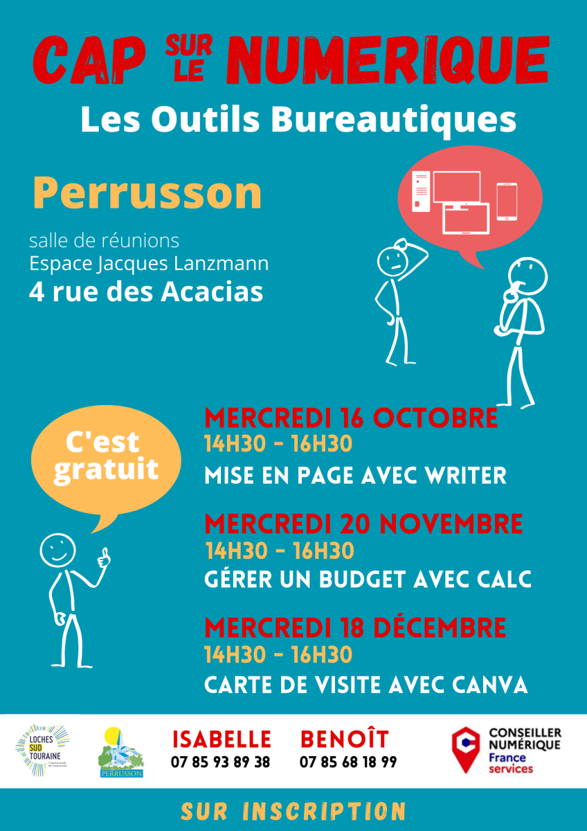 Ateliers numériques à Perrusson