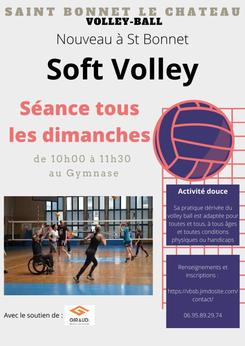 Soft Volley à St Bonnet Le Château