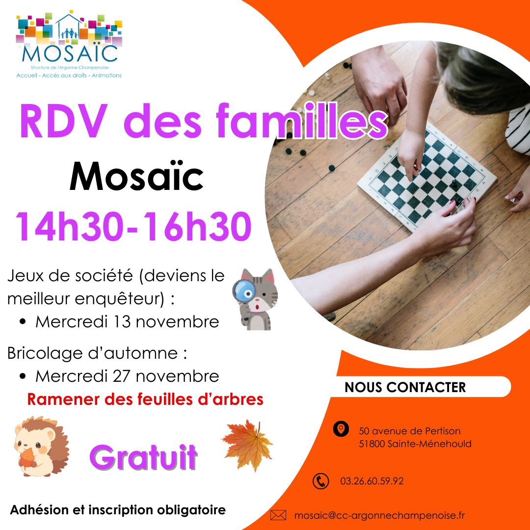 RDV des familles 👪