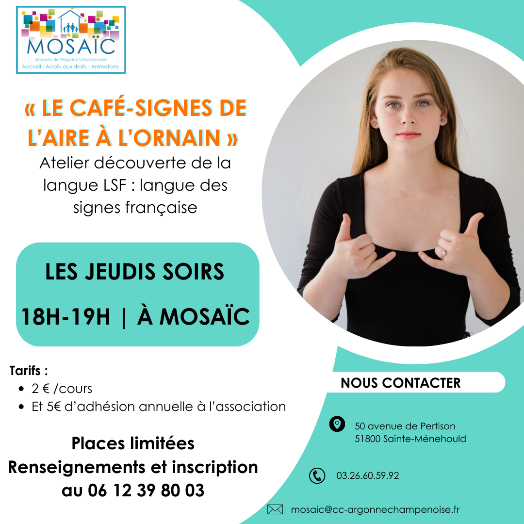 Café signes à Mosaïc