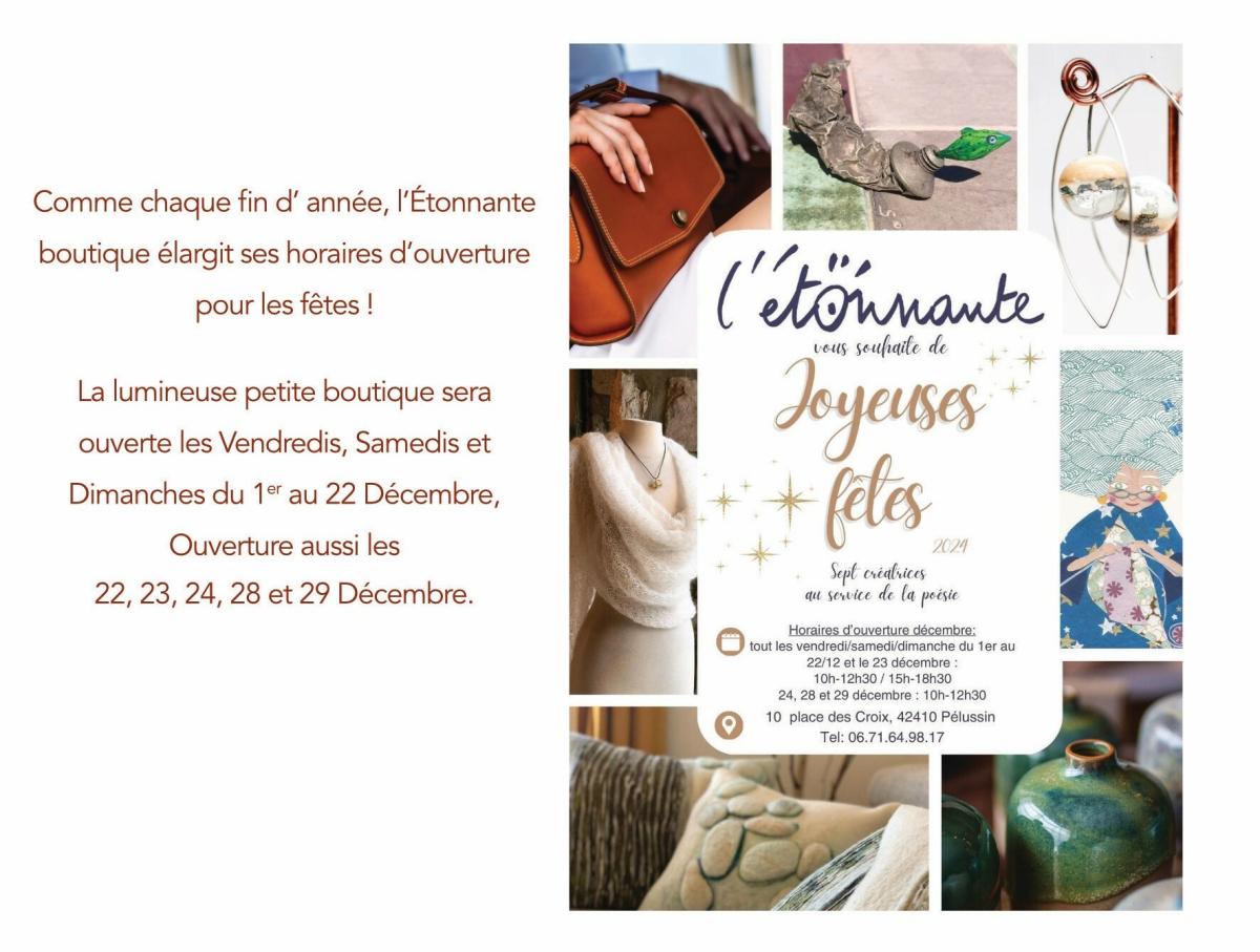 L'étonnante boutique vous accueille !