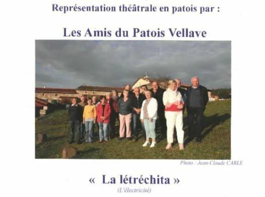 Théâtre en patois "La létréchita" (*l'électricité)