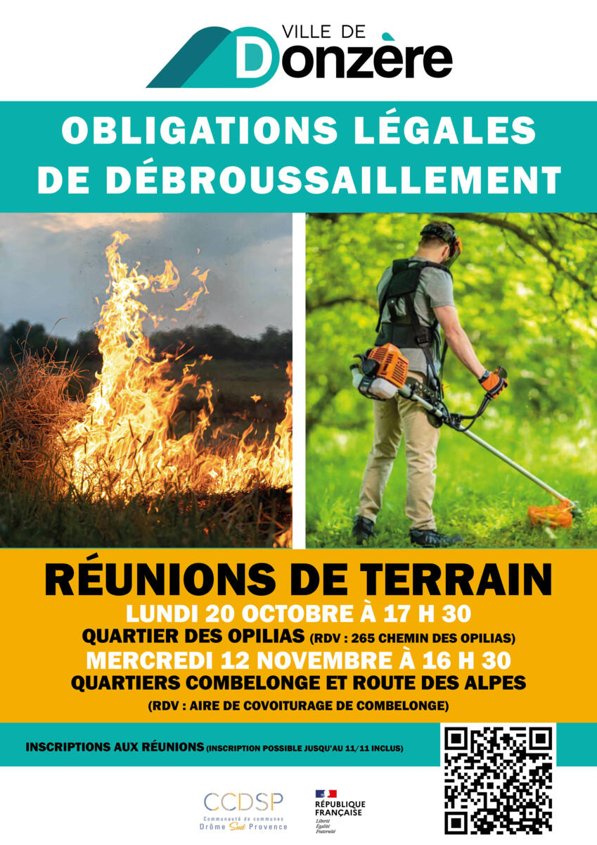 Réunion de terrain - débroussaillement