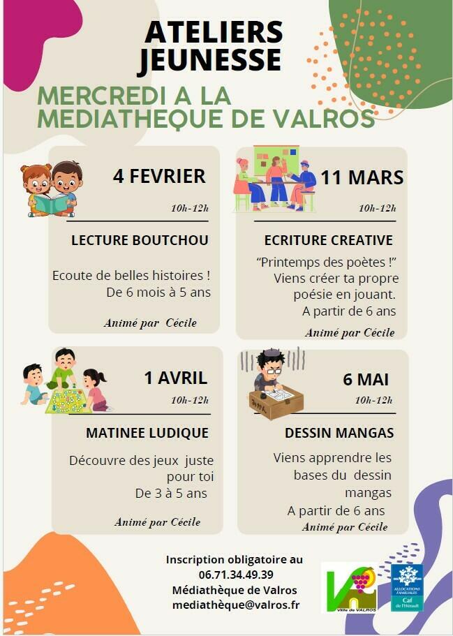 Mercredi à la médiathèque