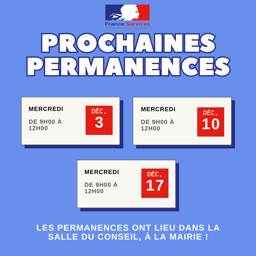 Permanences Impôts - Salle du conseil