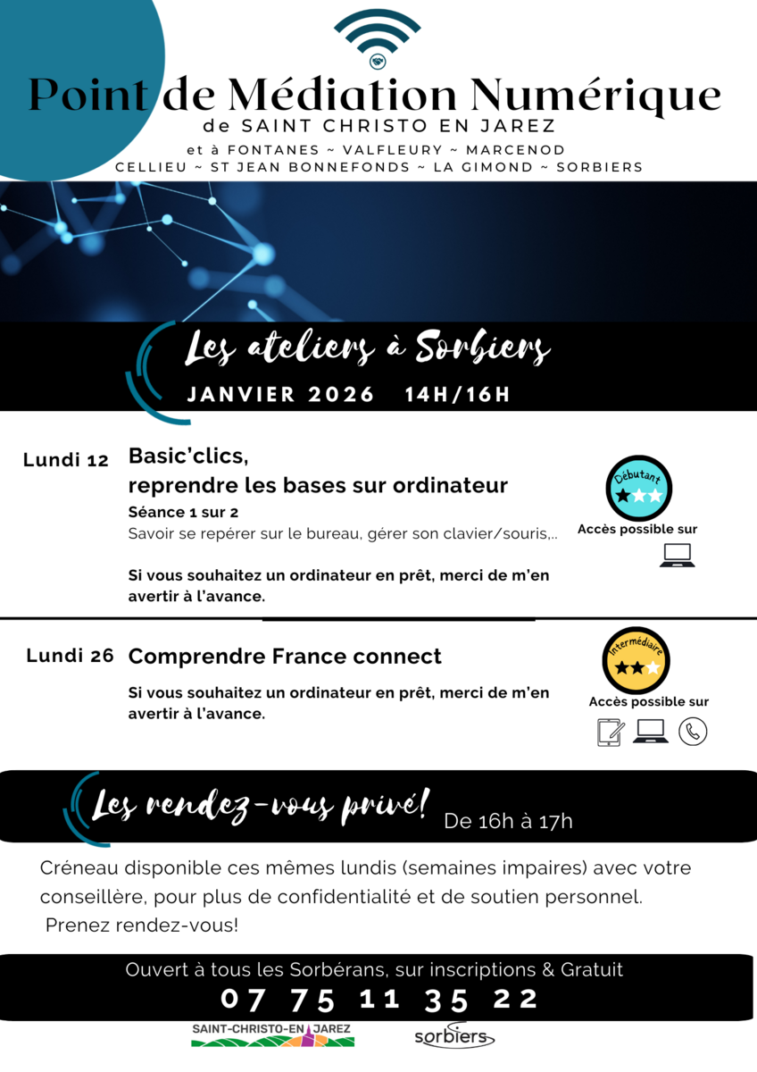 Atelier de médiation numérique