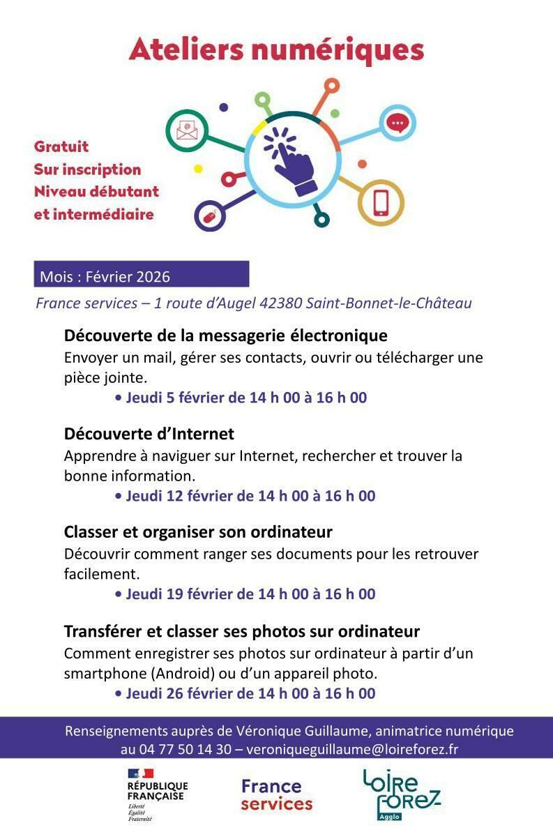 Atelier numérique - Découverte d'internet