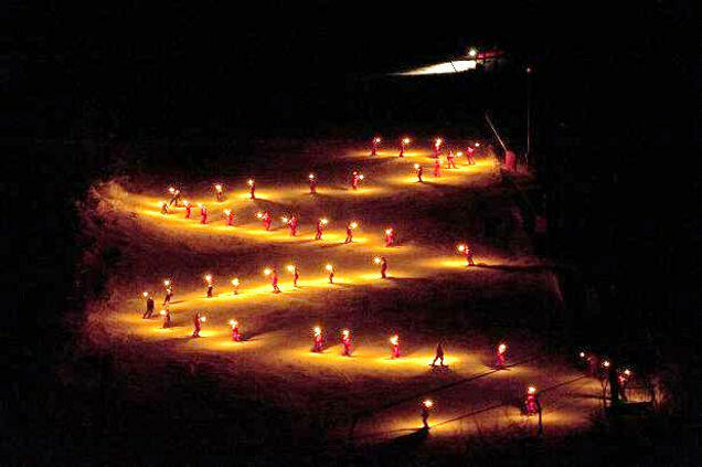 Soirée illuminée à la station!