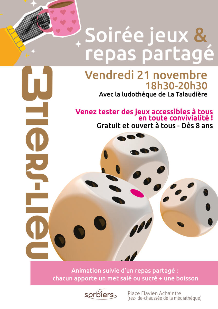 Soirée jeux & repas partagé