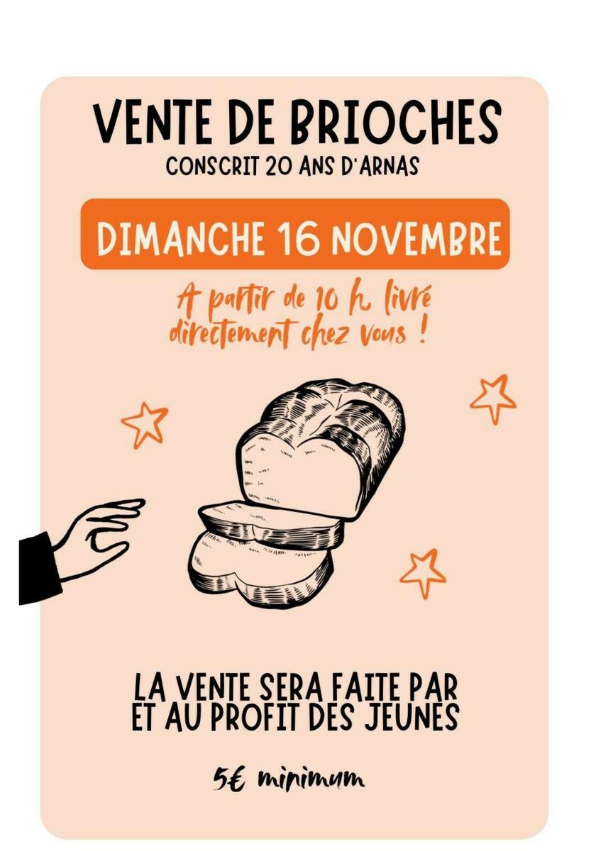 Vente de brioche des 20 ans