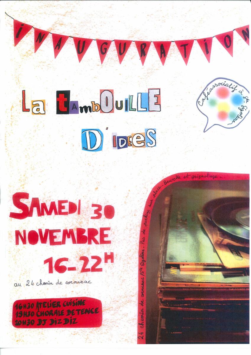 Inauguration de « La Tambouille d’idées »