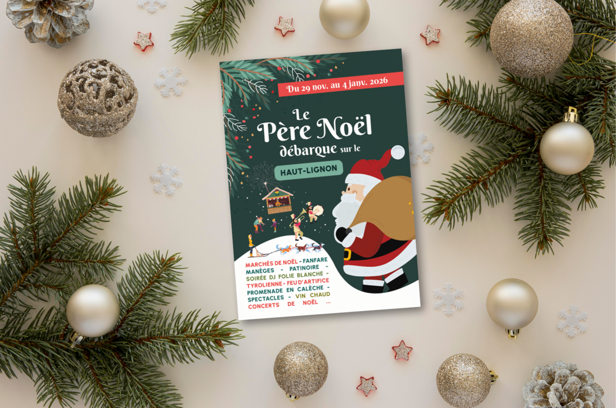 🎅 Le Père Noël débarque sur le Haut-Lignon ! 🎄