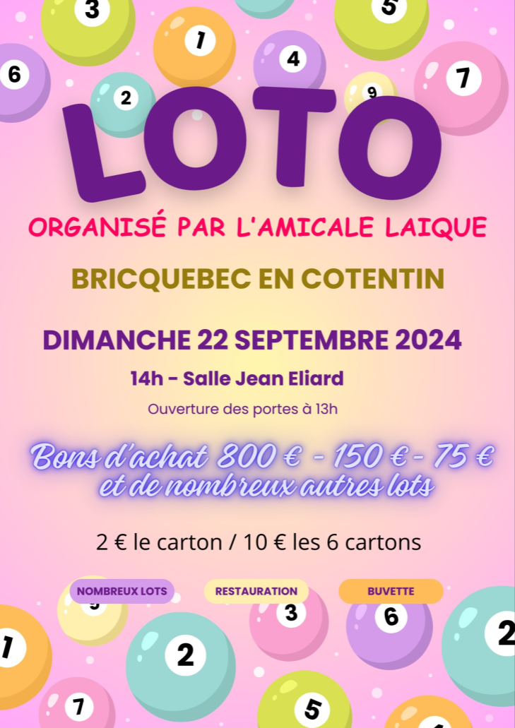 Loto de l'amicale laique