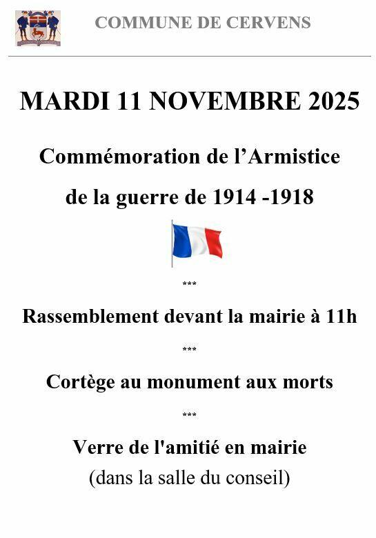 Cérémonie du 11 novembre