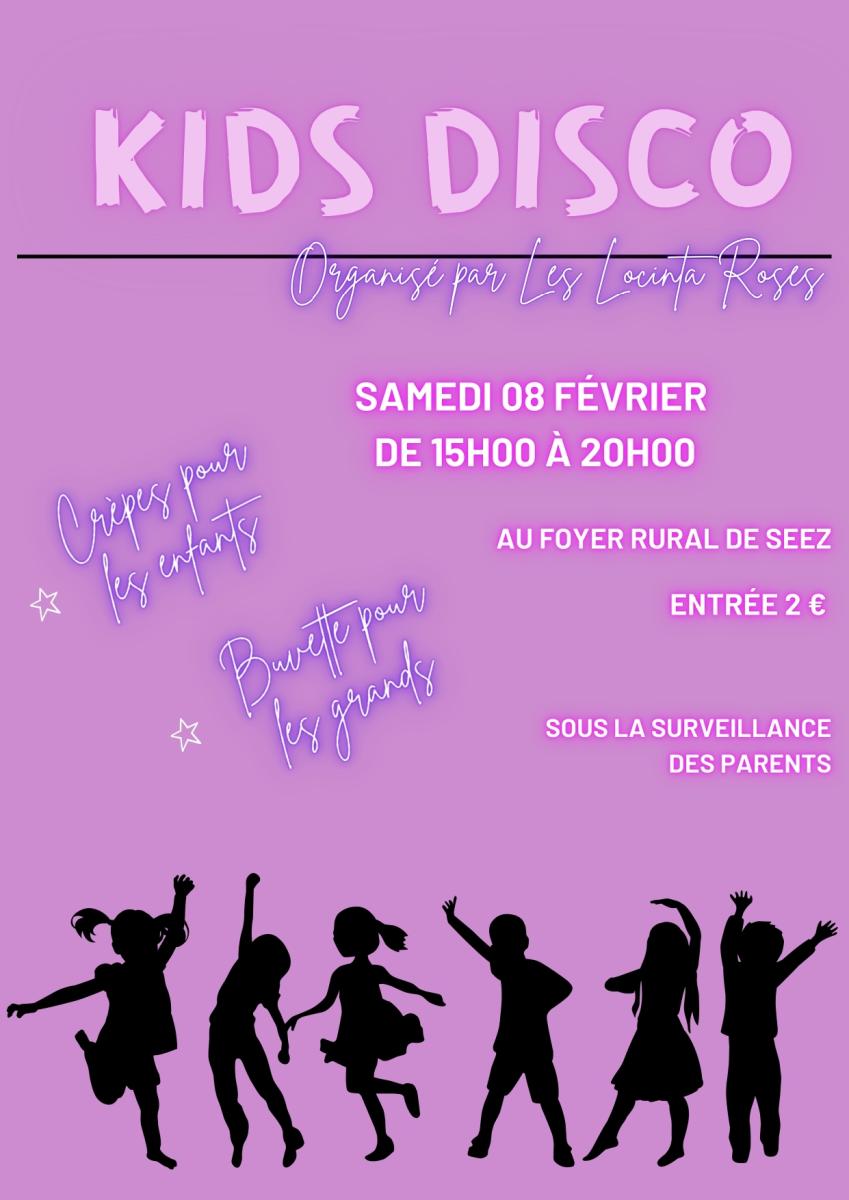 La Kid's disco organisée par l'association "Locinta Roses"