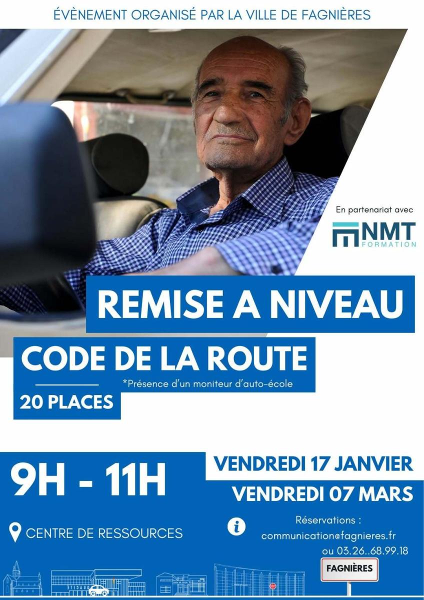 Sessions de remise à niveau du Code de la Route🚦