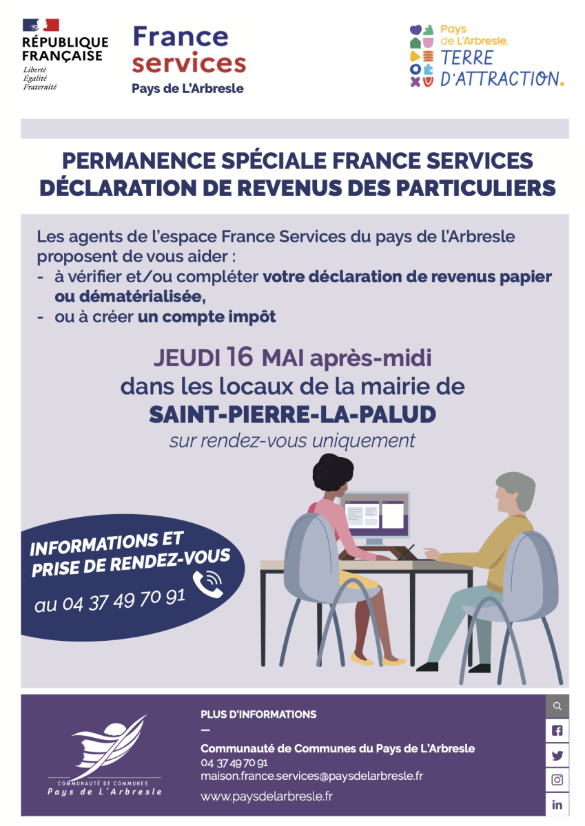 Permanence France Services spéciale déclaration de revenus