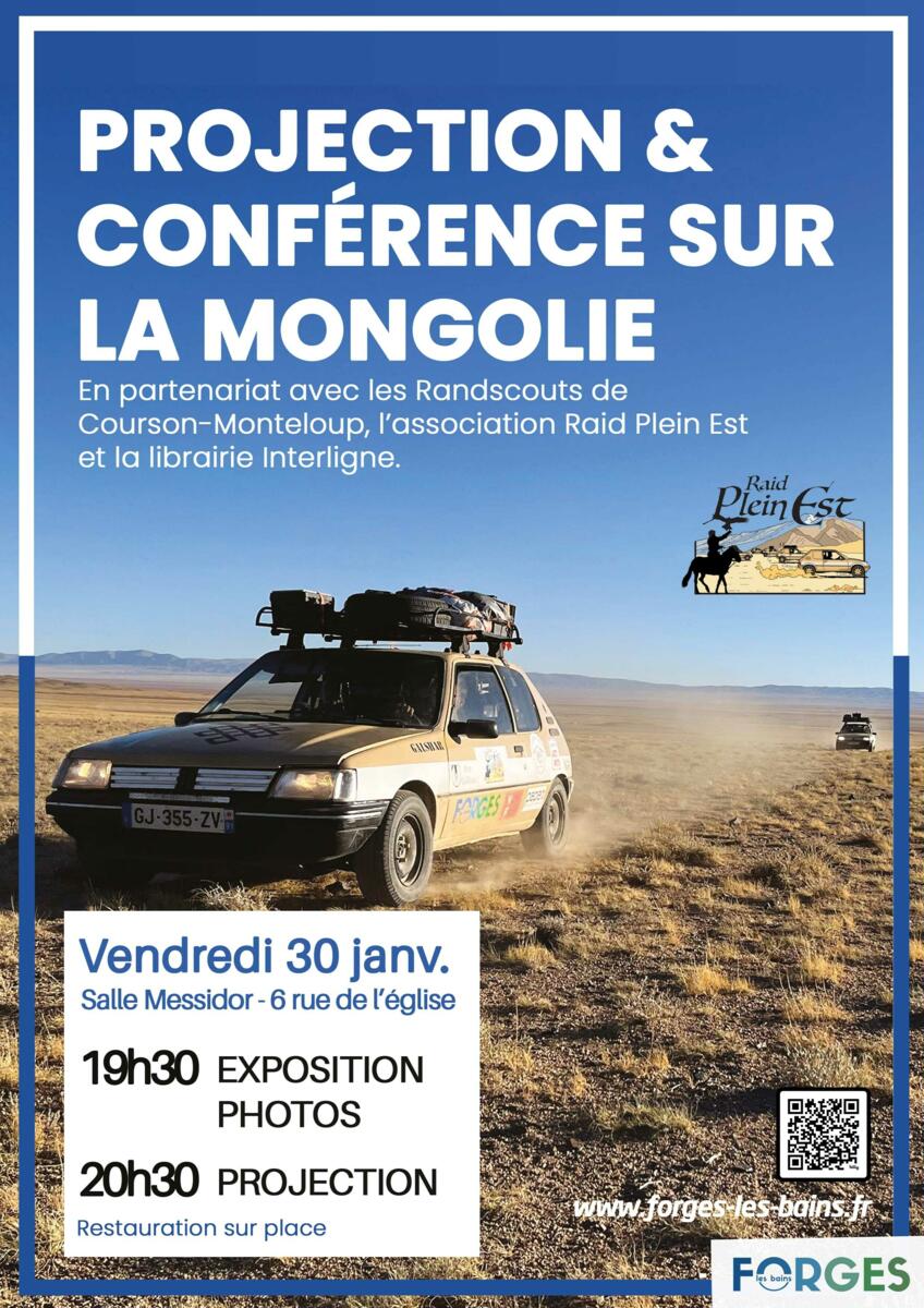 Projection et conférence sur la Mongolie 🇲🇳