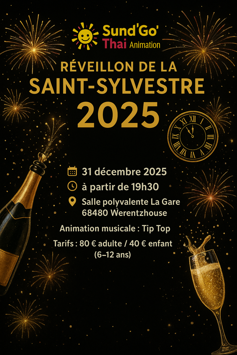 Réveillon de la St-Sylvestre 🎉🍾👯🥳